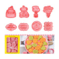 BESEK 8PCS Birthday Cookie Cutters, Birthday Party Cookie Cutter - 8 Shaped Cookie Cutter, Baking Tool for Homemaking Cookie