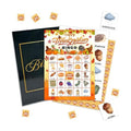 Happy Thanksgiving Party Bingo Game Cards, Fall Bingo Set for Adults Large Group, Fall Holiday Fun Party Games, Harvest Activities Icebreaker Games, Thanksgiving Gifts for Family Friends, 01