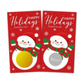 Christmas Scratch Off Cards, Fun Holiday Scratch Off Cards for Party, Christmas Lottery Tickets for Family Activities, Raffle Prize Card