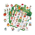 Christmas Bingo Game 24Players - Card for Kids Christmas Party Favor Family Activities Party Card Games School Classroom Games Turkey Party Favors Supplies (Green)