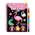 FUNNYB&G Foil Art Craft Kit for Kids, Sparkly Birthday Gift Toy for Girls