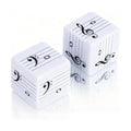 oyeftp Fun Five-Line Staff Music Note Dice for Theory Learning, Large 20mm Educational Dice Set, Includes Treble Clef & Bass Clef Dice for Classroom Music Games
