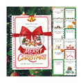 Merry Christmas Gift Card Holder Book - DIY Spiral-Bound with Surprises, College Survival & Graduation Gift, Greeting Card Keeper for Holidays （S17）