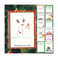 Merry Christmas Gift Card Holder Book - DIY Spiral-Bound with Surprises, College Survival & Graduation Gift, Greeting Card Keeper for Holidays （S18）