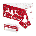 2Pack Christmas Tablecloths Disposable Christmas Party Decoration Supplies