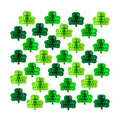 Gueevin 30 Pcs St Patricks Day Hanging Decorations St. Patrick's Day Honeycomb Balls Shamrock Honeycomb Paper Irish Ceiling Decor for Table Centerpiece Birthday Home Spring