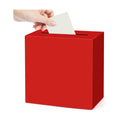 Red Gift Card Box Wedding Card Box for Wedding Reception Birthday Graduation Baby Shower Christmas New Year Party Decorations Money Boxes Holder 9"x5"x9"