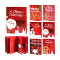 6 Set/30 Slots Christmas Gift Card Booklet with Envelopes