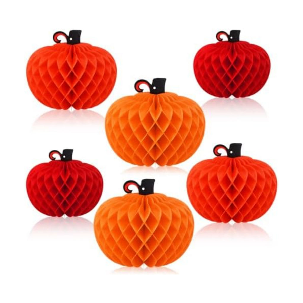 Fourluoo Fall Pumpkin Table Centerpiece Decorations