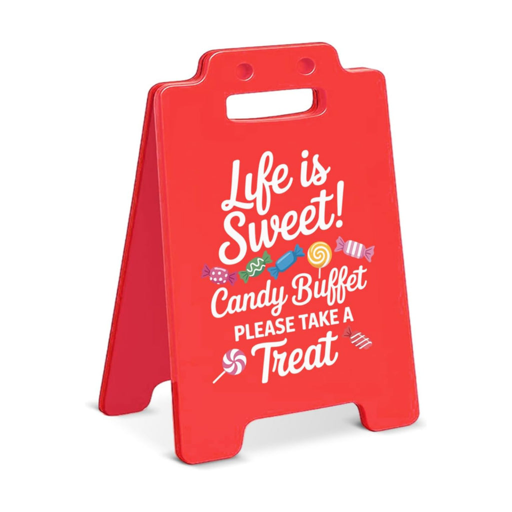 Funny Candy Buffet Desk Decor Sign Halloween Candy Sign Trick or Treat