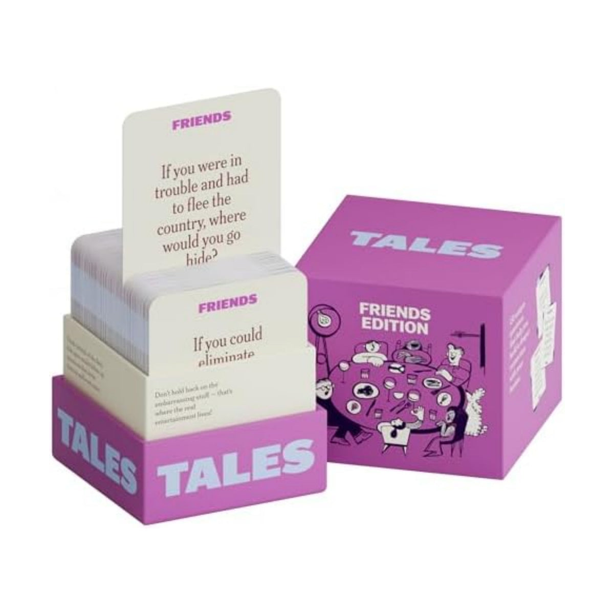 TALES 150 Conversation Cards, Friends Edition, Get to Know Your Friends