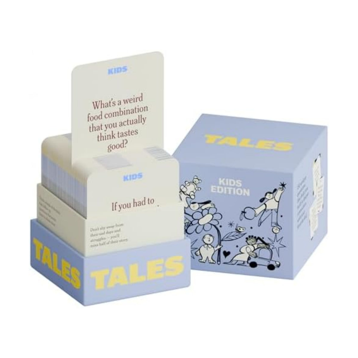 TALES 150 Conversation Cards, Kids Edition, Road Trip Game, Family Bonding