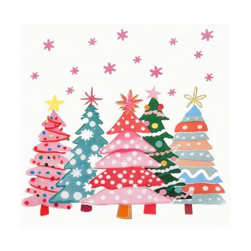 AimFun 100 Count Christmas Trees Paper Luncheon Napkins