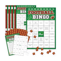 Football Bingo Game Cards - 24 Sheet, Party Favors for Super Bowl, Tailgate, Birthday Party, Family Game Night Activities