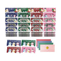 Jaywayang 4PCS Christmas Money or Gift Card Holder with 10 Slots, Surprise Cash Envelope Holders for Men Women Girls Boys