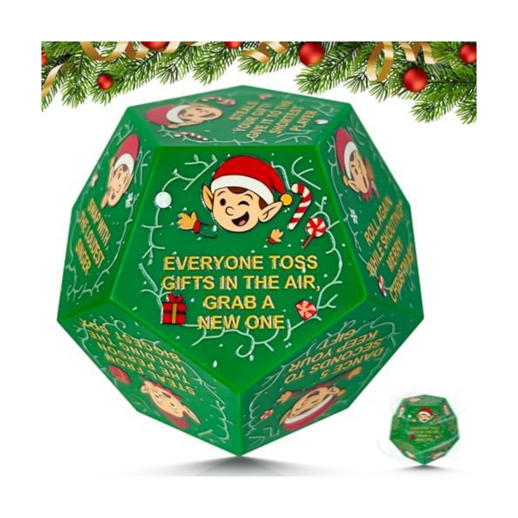 2026 Santa Swap Gift Exchange Dice,Exchange Gifts,Christmas Stocking Stuffers for Teen Men Women, Anniversary Birthday Gifts for Men Women, Large Dice Party Gifts for Xmas