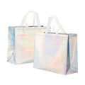 METAPRINT 15 Pcs Large Iridescent Gift Bags with Handles, 13x5x11 Inch