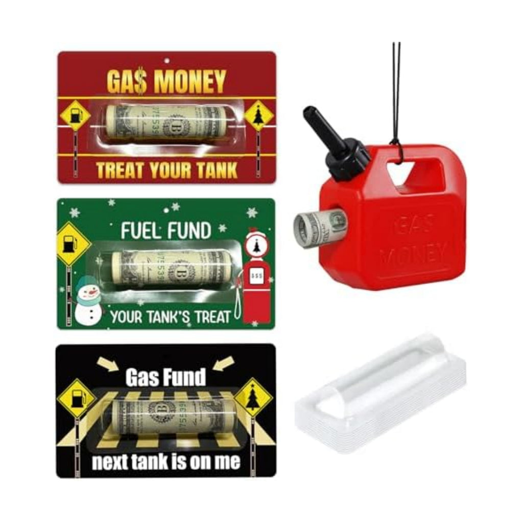 Gas Money Gift Card Holder, Funny Cash Gift Cards, Money Holder for Gifting Cash, Birthday, Graduation, Christmas and Holiday Gag Gifts for Men Women, Stocking Stuffers for Men Women Teens
