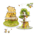 2Pcs Neutral Classic Winnie Baby Shower Birthday Decorations Cupcake Stands