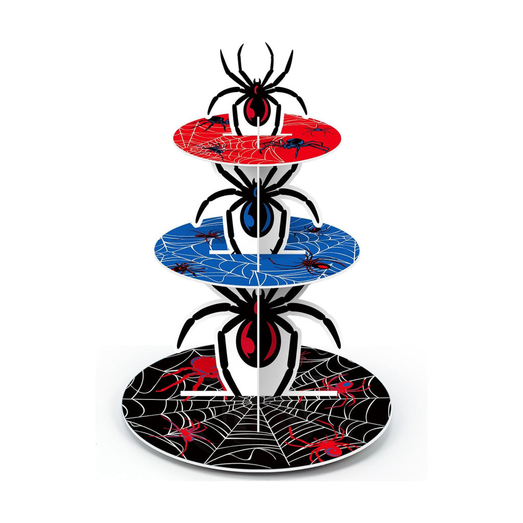 3 Tier Spider Cupcake Stand Spider Birthday Party Decorations