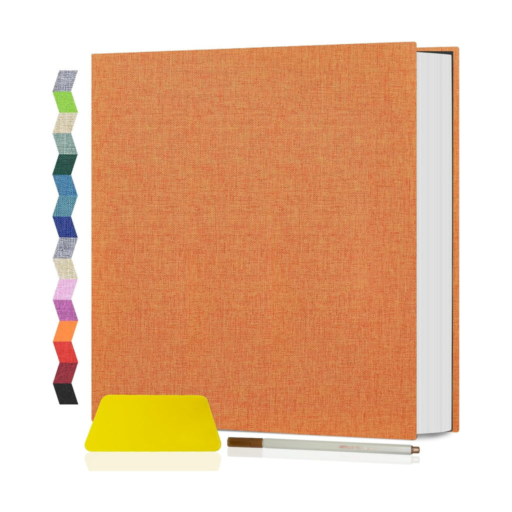 Popotop Photo Album Self Adhesive Scrapbook Album for 4x6 5x7 8x10 Pictures DIY Photo Book as Scrapbooking Supplies Kits, Birthday Gifts for Women Mom Wedding Baby Family Travel