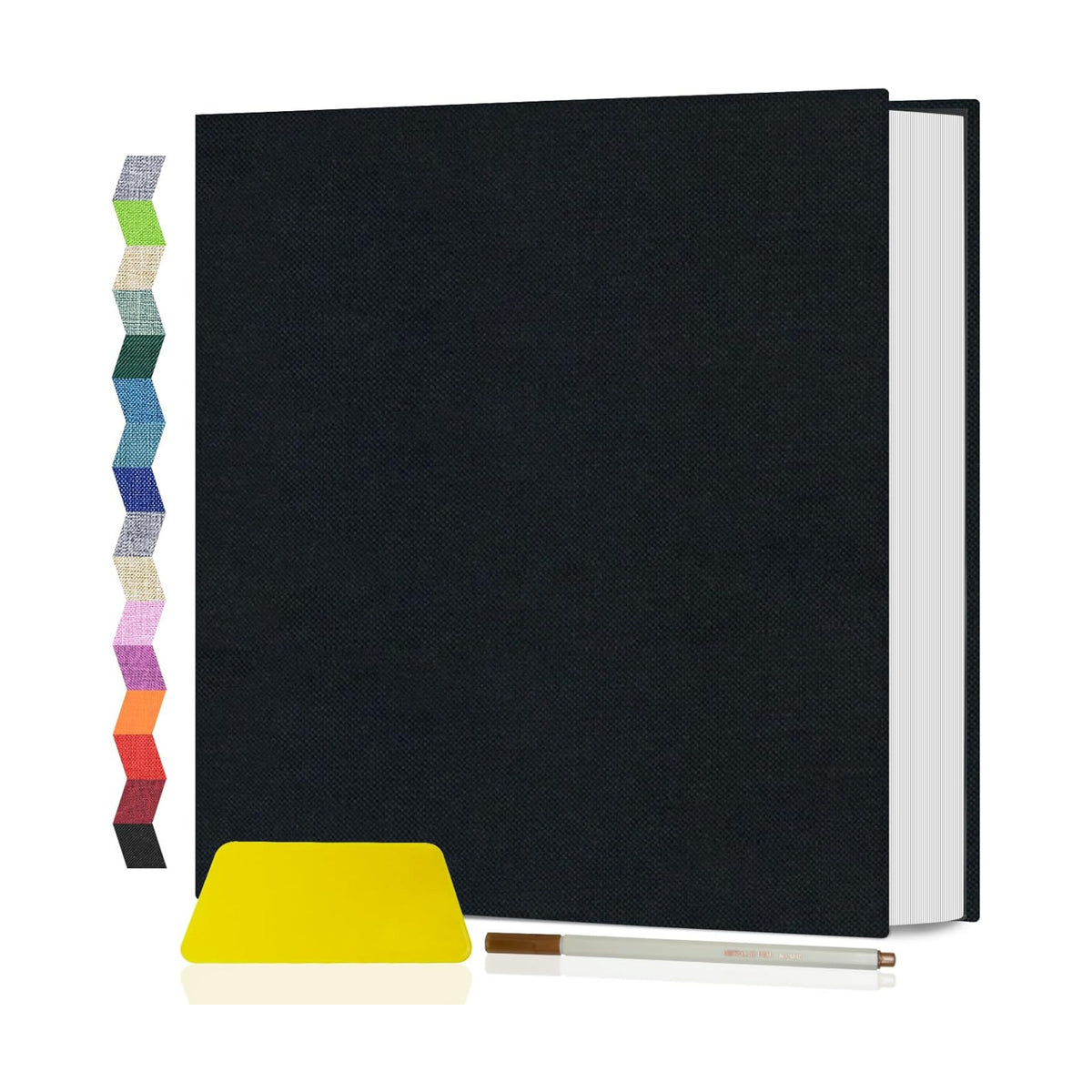 Popotop Photo Album Self Adhesive Scrapbook Album for 4x6 5x7 8x10 Pictures DIY Photo Book as Scrapbooking Supplies Kits, Birthday Gifts for Women Mom Wedding Baby Family Travel
