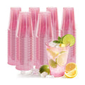 Glowserve 200 Pack 12 oz Pink Disposable Plastic Cups Cocktail Glasses