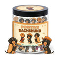 Positive Dachshund Jar with 60 Affirmation Cards, Emotional Support Gift, Funny Dachshund Gifts for Women, Christmas Decor, Weiner Gifts, Cute Puppy Dachshund Decor for Dog Lovers