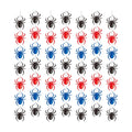 Xinnun 8 Pcs Spider Party Decorations Hanging Banners Garland