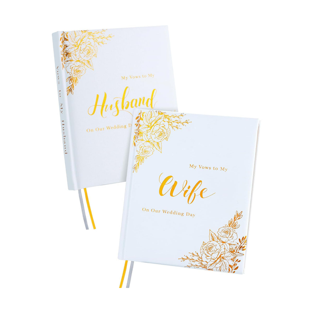 Wedding Vow Books His and Hers 2 Pack Hardcover