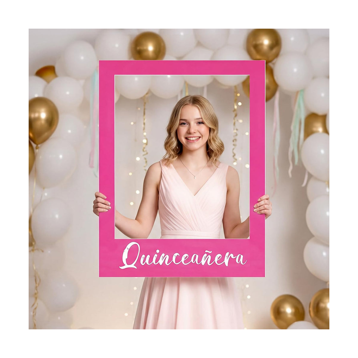 Breezehug 32 x 24'' Wedding Quinceanera Photo Booth Prop Picture Frame