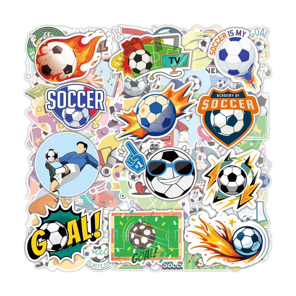 Soccer Party Favors - 100 PCS Soccer Stickers for Kids | 2026 World Game Cup Merchandise Gifts Activities Birthday Toys Games Crafts for Goodie Bags Gift Bags