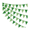 Glitter Green Party Pennant Banner Flag Green Buffalo Plaid Hanging Paper Triangle Bunting for Birthday Christmas Holiday Wedding Shower Bridal Shower St Patrick's Day Party Decorations Supplies