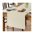 Artoid Mode Beige Table Runner, Seasonal Summer Fall Washable Kitchen Dining Table Decoration for Home Party Decor 13x108 Inch