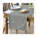 Artoid Mode Light Grey Table Runner, Seasonal Washable Kitchen Dining Table Decoration for Home Party Decor 13x120 Inch