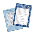 COCHIE 30 Players Winter Holiday Christmas Party Games for Adults Family Office Large Groups, Word Search Game, Riddle Game, Fact or Flake Games with Answer Key (Winter Search)