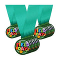 24 Pcs Sport Ball Award Medal Bulk with Ribbon