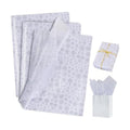 BEISHIDA Christmas Snowflake Tissue Paper Bulk，Silver and White Wrapping Tissue Paper for Gift Bags, 14 x 20 Inch Gift Wrap for Winter Christmas Party DIY Crafts Decor Holiday Flowers-50 Sheets