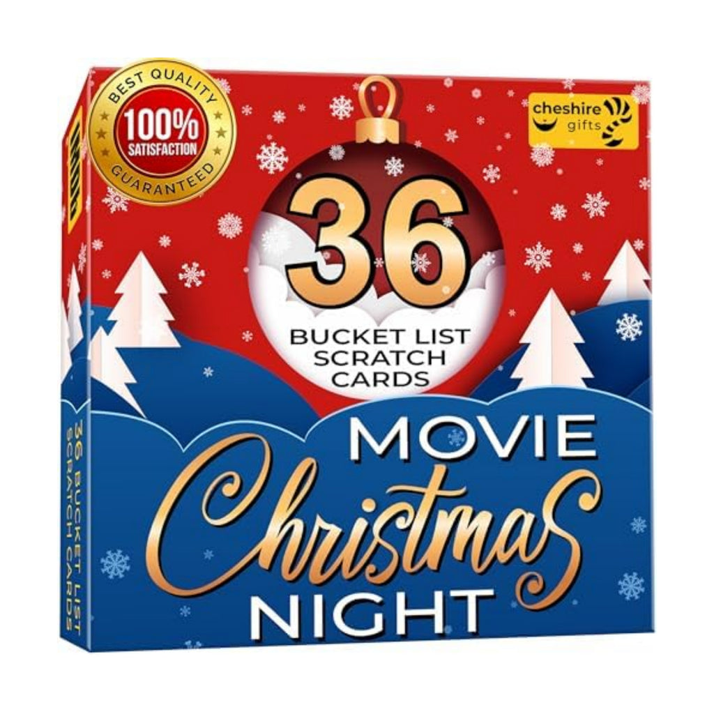 Christmas Movie Scratch-Off Cards – 36 Fun Challenges for Movie Lovers