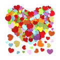 600Pcs Glitter Foam Heart Stickers Valentines Day Love Sticker
