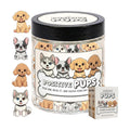 DEARMINE Positive Pups Jar, 60 Affirmation Cards, Dog Mom Gifts for Women, Teacher Appreciation Gift, Inspirational Gifts for Women, Cute Desk Decor for Dog Lovers and Coworkers