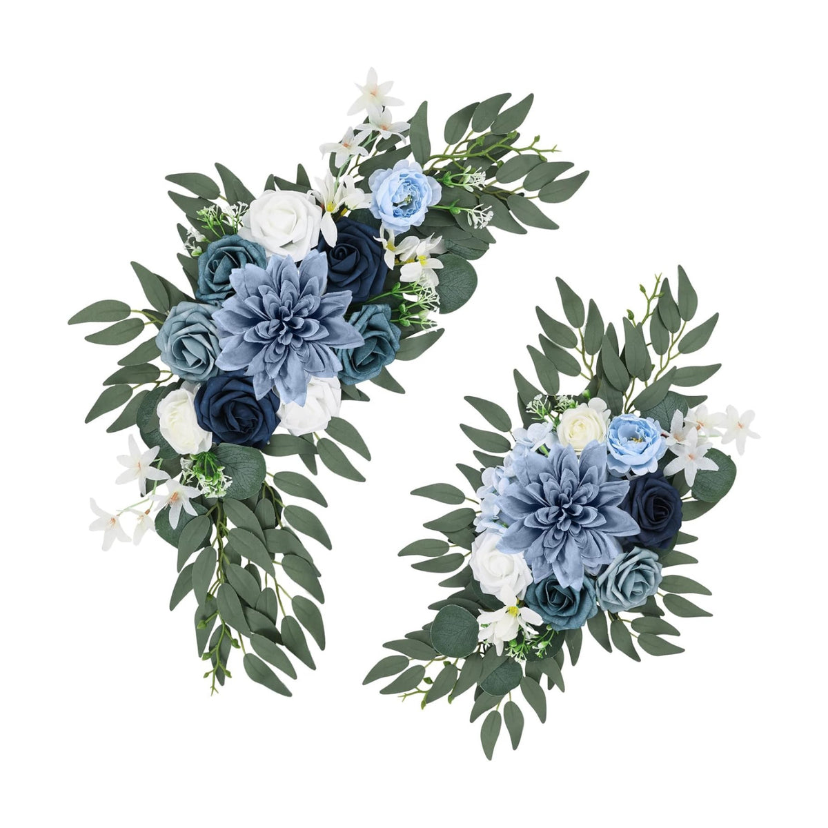 Wedding Arch Flowers Set of 2, Artificial Flowers for Decoration