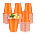 50 Pcs Orange Plastic Cups, 12 oz Disposable Cups for Party