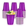 50 Pcs Purple Plastic Cups, 12 oz Disposable Cups for Party