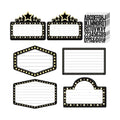 Feifeiya 6 Pack Wedding Bottle Service Sign with Letters, Classic, Black