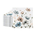 Natnarr 100 Pcs Floral Paper Napkins, 5" Boho Flower Napkins