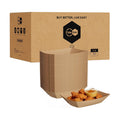 Disposable Paper Food Trays 2lb, 1000 Pack Bulk Brown Paper Boats - Heavy Duty Construction with Grease-Resistant Coating for Restaurants, Concessions, Delivery Pros