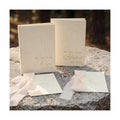 LITIVY 2026 Wedding Vow Books Set 2 Vow Books & 2 Wedding Day Cards for Parents with Gold Foil Dot Grid Pages His and Hers Gifts Wedding Registry Must Haves (Beige, 5.23” x 7”)