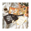 STOFINITY The Story of Us Scrapbook, Wood Cover Photo Album for Couples