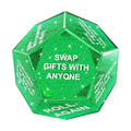 Santa Swap Gift Exchange Dice, Xmas Stocking Stuffers 2025, Snowflake Exchange Game, 12 Sided Dice for Holiday Parties, Family Gatherings & Office Events with Themed Gameplay Actions